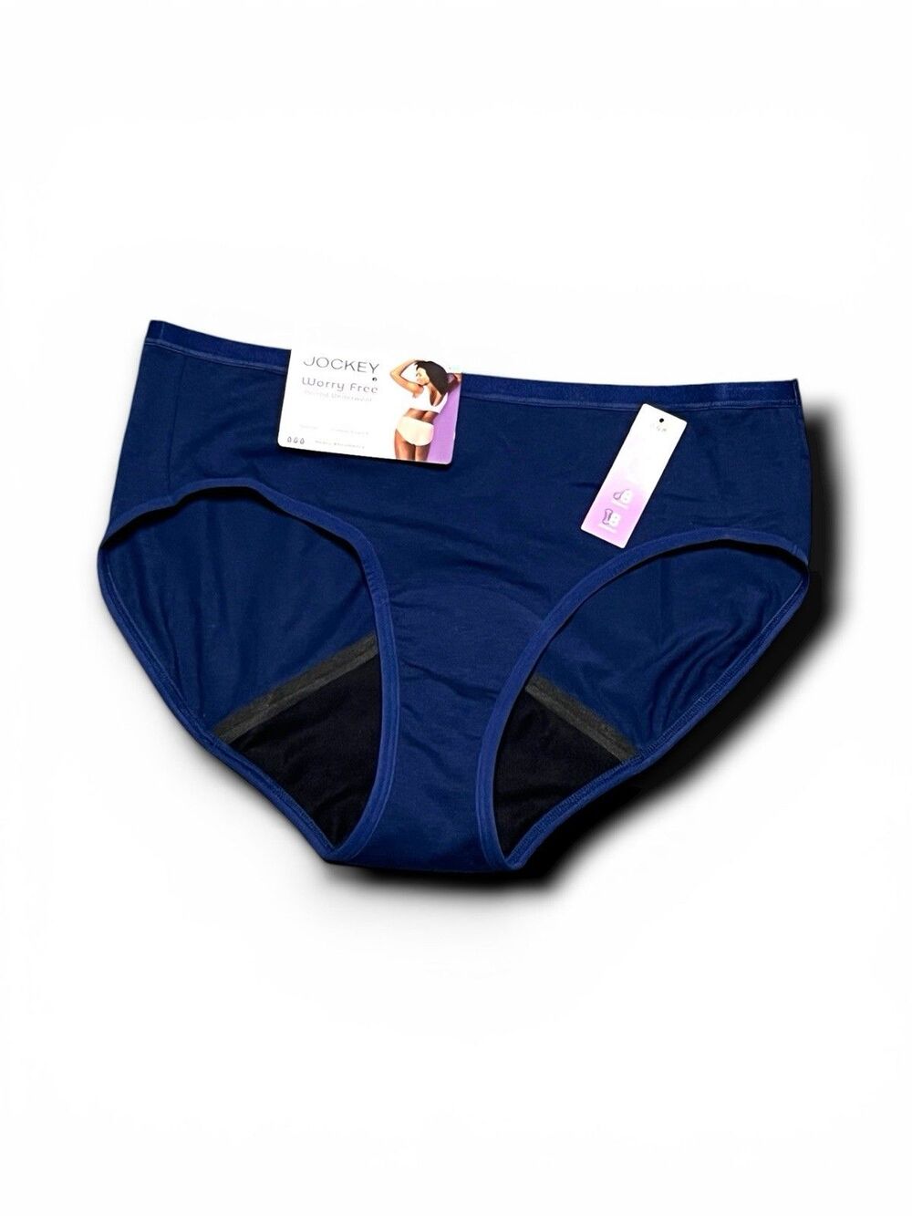 Jockey Women's Worry Free Heavy Absorbency Period Hipster Panty - XL